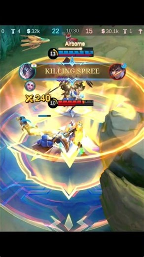 fighter vs tank 🥶 #shorts #moba #alpha #mobilelegends