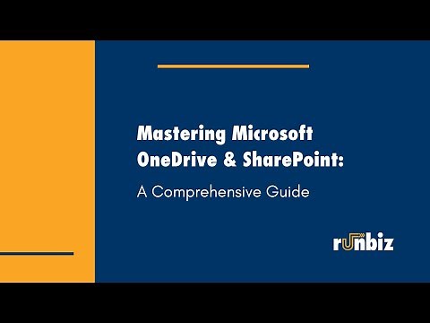 Mastering Microsoft OneDrive and SharePoint: A Comprehensive Guide