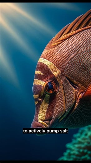 the difference between saltwater fish and freshwater fish #fish