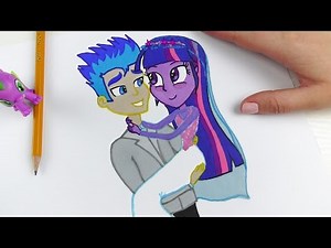 My Little Pony Equestria Girl Twilight Sparkle and Flash Sentry