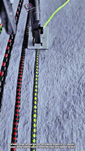 Innovation Cord Weaving Sewing Machine: How to Create Decorative Strips
