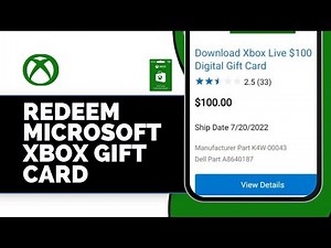How to Redeem Microsoft Xbox Gift Card (NEW)