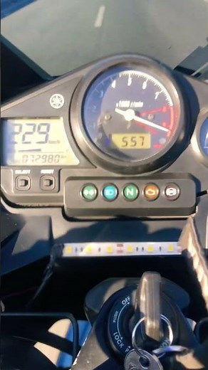 Yamaha TDM 900 First Stage. Top speed acceleration