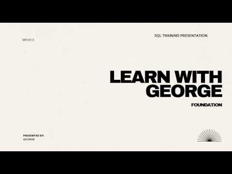 SQL for Data Analysis: JOINs, Subqueries, KPIs & Business Questions Explained | Learn with George