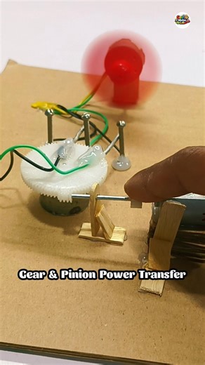 Gear & Pinion Powered Electric Fan | Forward & Reverse Rotation Explained