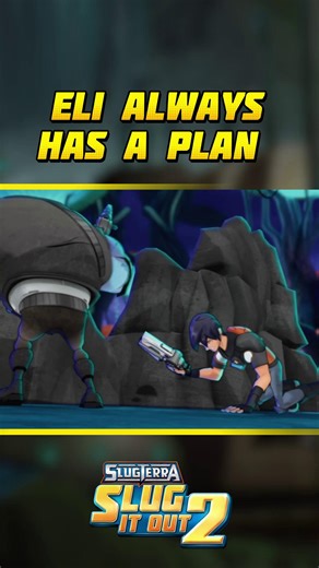 Even when his back is against the wall, Eli always has a plan 😉 | Slugterra