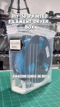 DIY Filament Dryer Box for your 3D Printing Filament #cosmosink