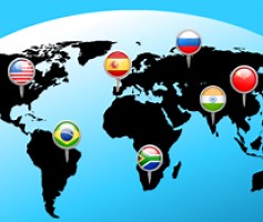 Seis países del mundo