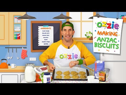 How To Make ANZAC Biscuits For Kids | Simple Anzac Biscuits Recipe for Children with Ozzie