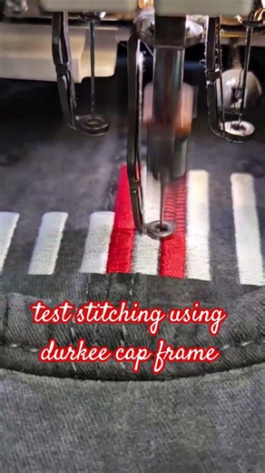 Hat Embroidery Using A Durkee Cap Frame #machineembroidery #embroiderydesign #hats