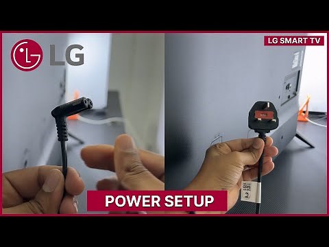 LG Smart TV: Power Setup 2-Slot Cord and Switch