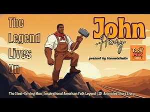 John Henry – The Steel-Driving Man | Inspirational American Folk Legend | 2D AI Animated Short Story