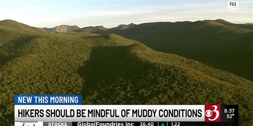 Hiking in mud season