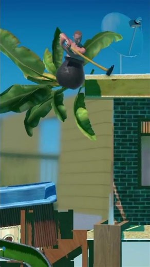 how to reach the stairs in getting over it😱shortcut method🔥