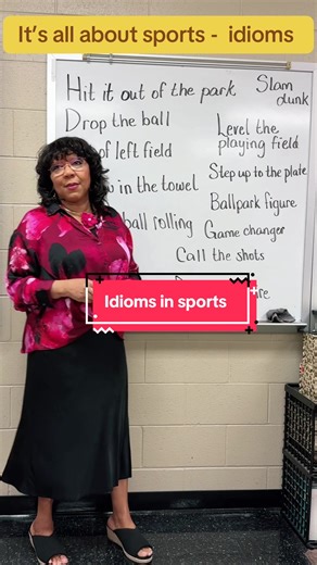 Step into the world where sports meet language! 🏀 In this short lesson, Ms. James breaks down common sports idioms — phrases like hit it out of the park and drop the ball that we use far beyond the game. Idioms add energy, creativity, and cultural depth to everyday English. Whether you’re a fan of grammar, writing, or learning English as a second language, this lesson will help you score big in understanding figurative language! #LearnEnglish #Idioms #SportsIdioms #ESLLesson #GrammarSimplified