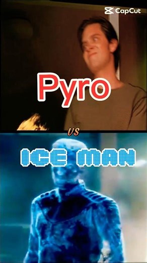 Pyro versus iceman X-Men last stand# fire versus ice# ￼￼