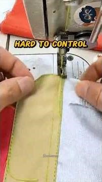 Easy Collar, Cuff & Waistband Stitching | Advanced Presser Foot #shorts