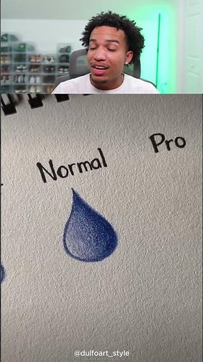 how to draw water drop!