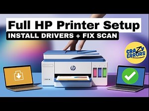 How to Set Up HP Printer, Install Drivers & Scan Documents | Smart Tank Plus 650 Series