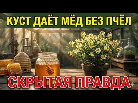 A bush makes real honey without bees: one plant replaces 10 hives, why the industry is silent