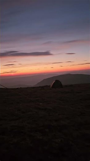 a wildcamp on the summit of nethermost pike