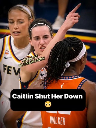 Caitlin Clark's SAVAGE "Scoreboard" Comeback 😳 #caitlinclark #basketball