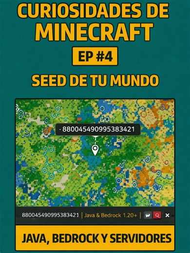 Cómo ver la seed en Minecraft: Java y Bedrock