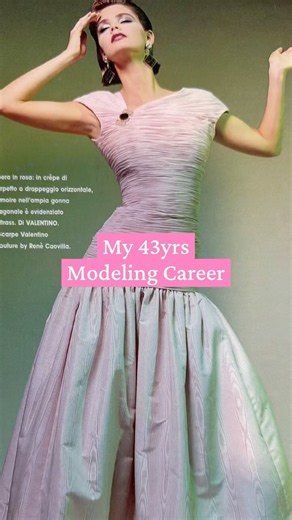 The secret to a 43-year modeling career #model #tips #fashion #80s