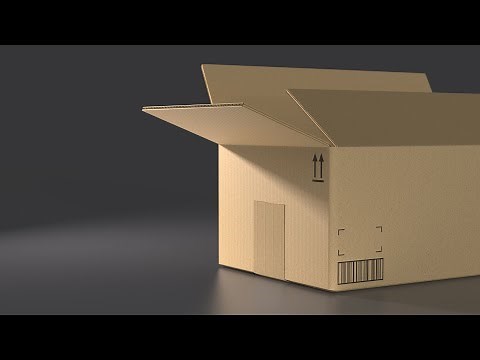 How to Render Corrugated Cardboard Box Material in KeyShot 8
