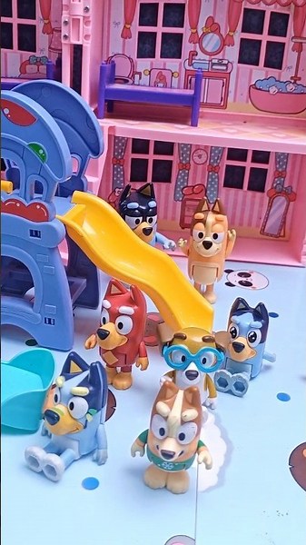 Satisfying with Unboxing & Review Bluey Playset Toy ASMR #toys #bluey