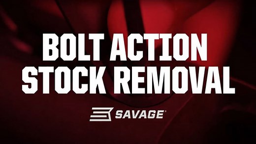 How to Remove the Stock from a Savage Bolt Action Rifle