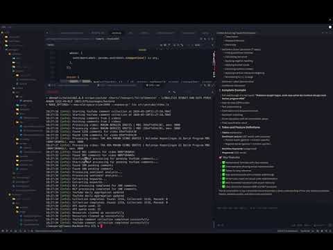 Demo NLP DQM - using Youtube API