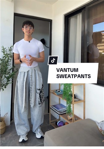 Replying to @Marlon Q. Sabijon may bago akong paboritong sweatpants or gray pants from TikTok! This is Vantum Sweatpants na may maangas na drawstring design and print. Sakto as your new streetwear sweatpants, hindi bitin kahit pa matangkad ka. Comment mo lang your height and weight, help ako mag reco ng size para sayo #VantumSweatpants #SweatPants #GrayPants #AthleisureFit #StyleInspo