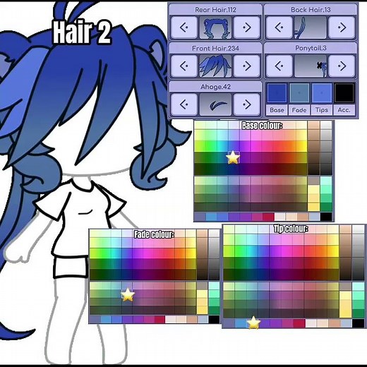 //Gacha Life Hairstyle Ideas// For Girls // (Part 1)