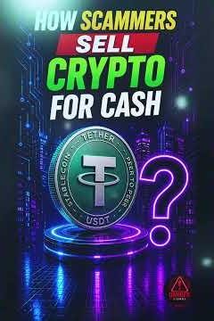 HOW SCAMMERS SELL CRYPTO FOR CASH