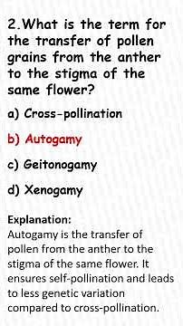 🌼 Ace NEET Biology! Class 12 Sexual Reproduction in Flowering Plants Simplified 🌱