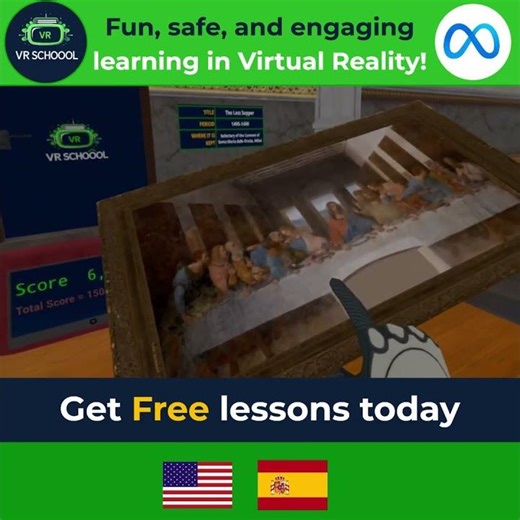 #MetaQuest3 Learn and explore #VRSchoool #virtualreality