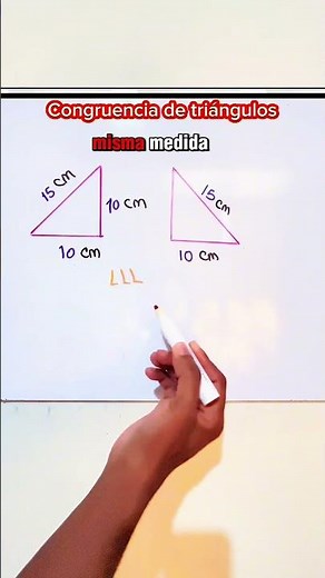 Postulado LLL | Congruencia de triángulos #shorts