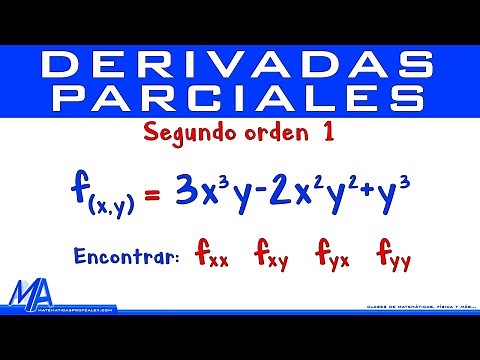 Derivadas parciales de segundo orden | Ejemplo 1