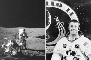 Apollo 14 astronaut's 'lost' golf ball has been found 50 years later - just yards from tee-off point