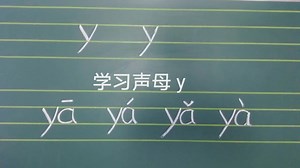 声母 y