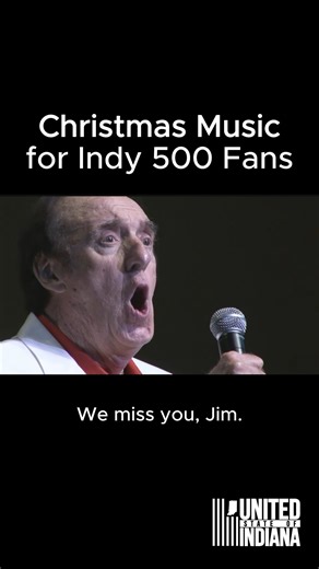 Christmas music for Indy 500 fans 🎄 Jim Nabors, a true legend. | United State of Indiana
