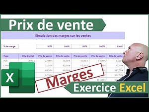 Marges variables et prix de vente avec Excel