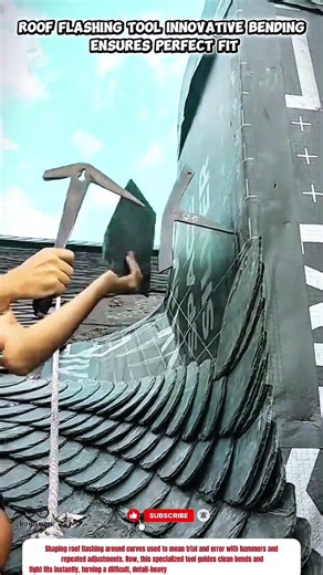 Roof Flashing Tool Innovative Bending Ensures Perfect Fit