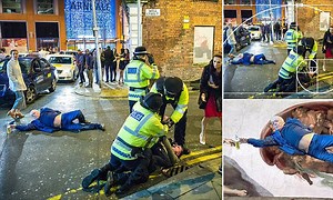 Mayhem in streets as drunken UK revellers welcome in new year