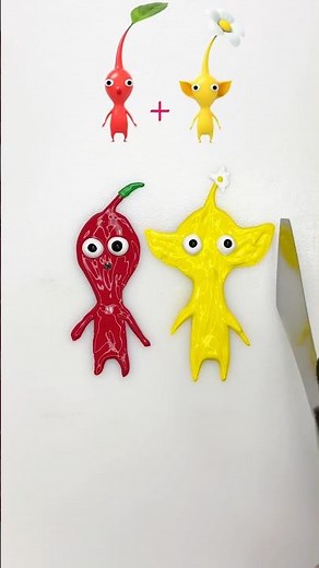 Guess the mixed Color of Pikmin Characters #pikmin #shorts #trending