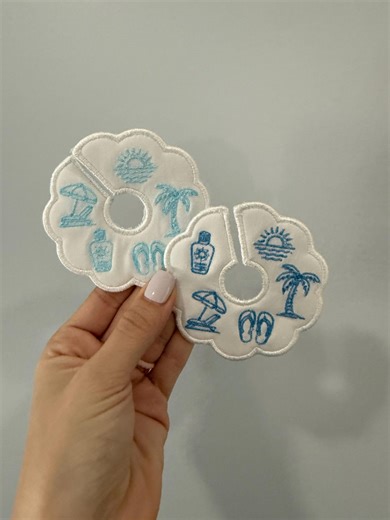 Custom Embroidered Wine Glass Tags - Etsy