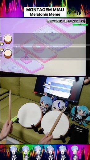 MONTAGEM MIAU - Melatonin Meme [Drum] 🥁