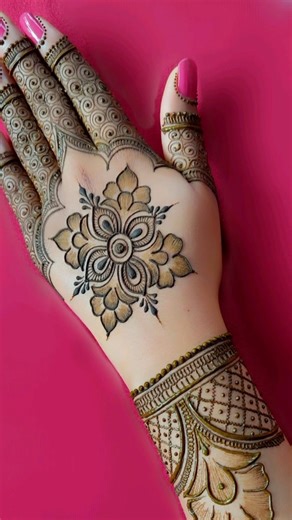 Beautiful Floral Mehndi Design 🌸 | Easy Back Hand Mehndi Design Step by Step | Latest Henna 2026