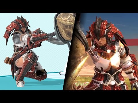 Monster Hunter CUSTOM MOVESET [SSBU] - Mod Trailer & Showcase